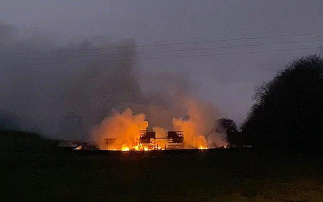 GAME OF THRONES'UN 'KIŞYARI' SETİ YAKILDI